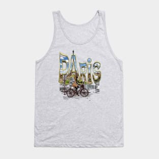 Tour-de-France in Paris Tank Top